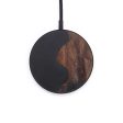 Circle Wood+Resin Wireless Charger - Nonna (Pure Black, 599825) Online Sale