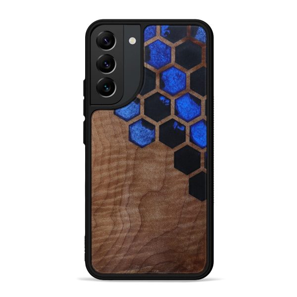 Galaxy S22 Plus Wood+Resin Phone Case - Aggie (Pattern, 601384) For Cheap