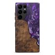 Galaxy S22 Ultra Wood+Resin Live Edge Phone Case - Niall (Purple, 600172) Online Hot Sale