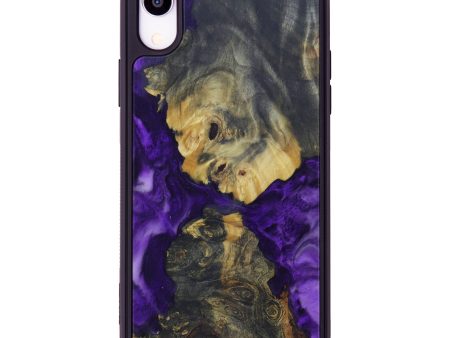 iPhone Xr Burl Wood Phone Case - Grayce (Purple, 602291) Online now