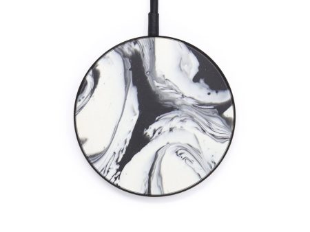 Circle ResinArt Wireless Charger - MaryLou (Black & White, 599191) For Discount