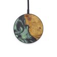 Circle Wood+Resin Wireless Charger - Glyn (Dark Green, 598560) For Discount