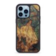 iPhone 14 Pro Max Wood+Resin Phone Case - Raymond (Dark Green, 597556) on Sale