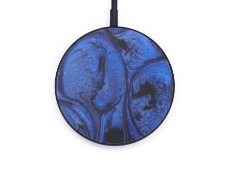 Circle ResinArt Wireless Charger - Kissie (Dark Blue, 597812) Online Hot Sale