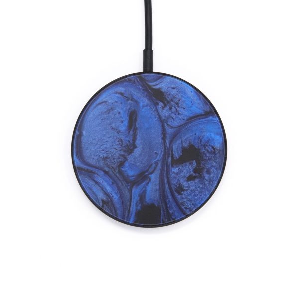 Circle ResinArt Wireless Charger - Kissie (Dark Blue, 597812) Online Hot Sale