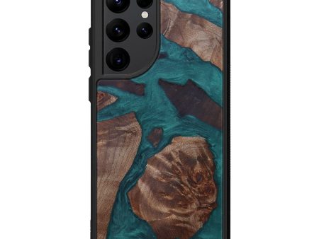 Galaxy S22 Ultra Wood+Resin Phone Case - Mervyn (Mosaic, 599951) For Cheap