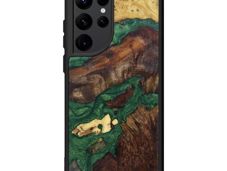 Galaxy S22 Ultra Wood+Resin Phone Case - Vijay (Mosaic, 602943) Online Hot Sale