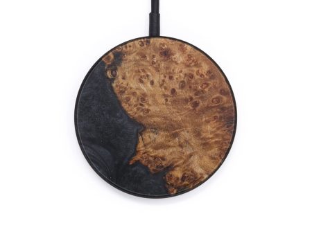 Circle Wood+Resin Wireless Charger - Judi (Pure Black, 600200) Online now