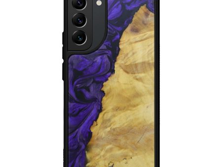 Galaxy S22 Plus Wood+Resin Phone Case - Deonne (Purple, 600015) For Discount