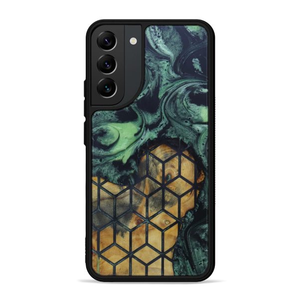 Galaxy S22 Plus Wood+Resin Phone Case - Gratiana (Pattern, 597930) on Sale