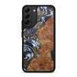 Galaxy S22 Plus Wood+Resin Phone Case - Tracie (Black & White, 598949) Online Sale