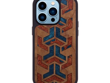 iPhone 14 Pro Wood+Resin Phone Case - Velma (Pattern, 601325) Fashion