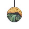 Circle Wood+Resin Wireless Charger - Brande (Dark Green, 599313) Online Sale