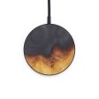 Circle Wood+Resin Wireless Charger - Burt (Pure Black, 597726) Cheap