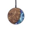 Circle Wood+Resin Wireless Charger - Nan (Light Blue, 599842) Online