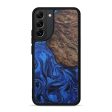 Galaxy S22 Plus Wood+Resin Phone Case - Ferdinand (Dark Blue, 600087) Hot on Sale