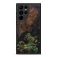 Galaxy S22 Ultra Wood+Resin Phone Case - Christiana (Dark Green, 601600) Fashion