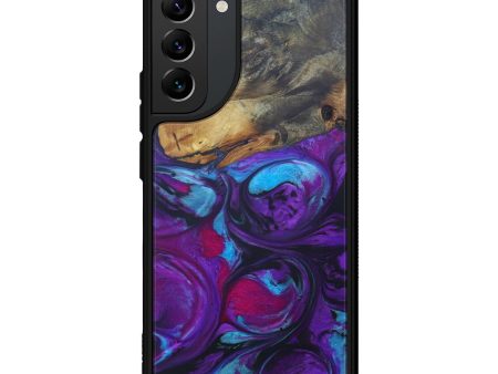 Galaxy S22 Plus Wood+Resin Phone Case - Karlen (Purple, 598742) For Cheap