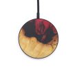 Circle Wood+Resin Wireless Charger - Yueping (Dark Red, 599283) For Discount