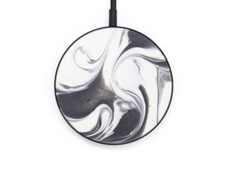 Circle ResinArt Wireless Charger - Adriena (Black & White, 597785) Sale