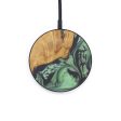 Circle Wood+Resin Wireless Charger - Liane (Dark Green, 599343) For Cheap