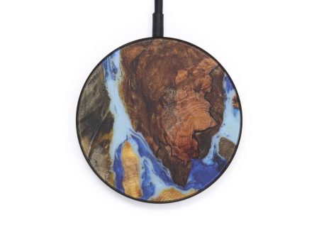 Circle Wood+Resin Wireless Charger - Ramses (Mosaic, 599240) For Sale