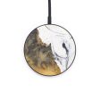 Circle Wood+Resin Wireless Charger - Romano (Black & White, 599188) Fashion