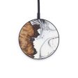 Circle Wood+Resin Wireless Charger - Toss (Black & White, 600203) Hot on Sale