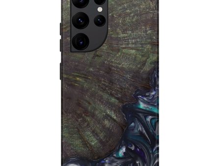 Galaxy S22 Ultra Wood+Resin Live Edge Phone Case - Denzil (Metallic, 597287) Hot on Sale