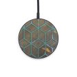 Circle Wood+Resin Wireless Charger - Lyndia (Pattern, 599245) Supply