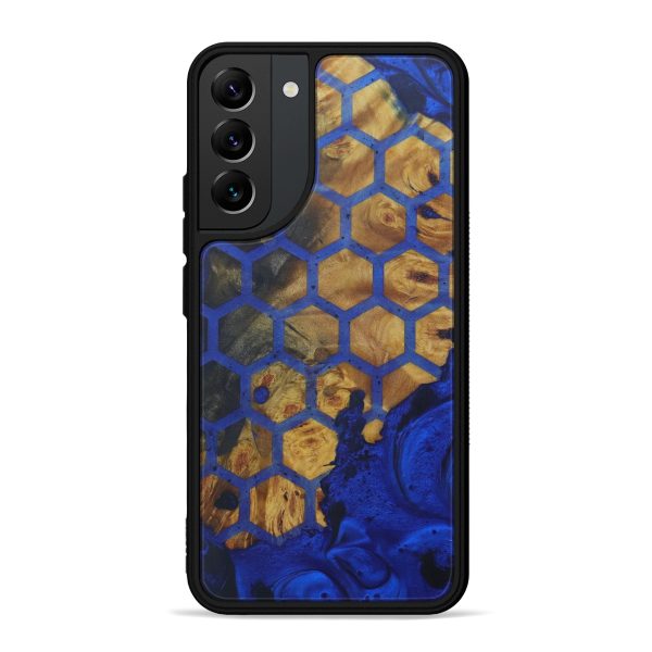 Galaxy S22 Plus Wood+Resin Phone Case - Alena (Pattern, 597637) Cheap