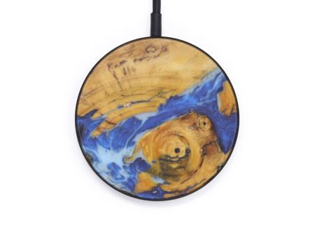 Circle Wood+Resin Wireless Charger - Jaime (Mosaic, 599242) Online Sale