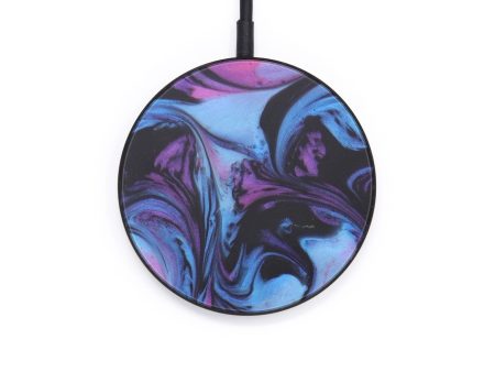 Circle ResinArt Wireless Charger - Norene (Purple, 599258) Discount