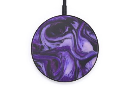 Circle ResinArt Wireless Charger - Heddi (Purple, 597804) on Sale