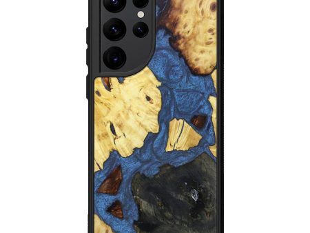 Galaxy S22 Ultra Wood+Resin Phone Case - Poldi (Mosaic, 602941) Fashion