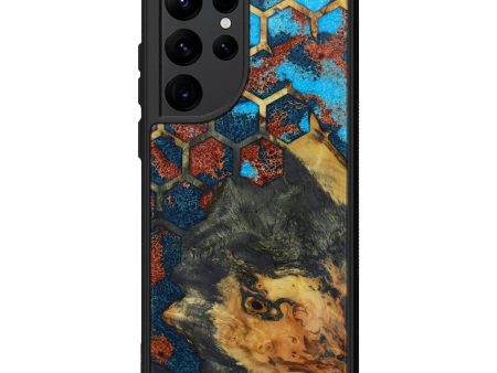 Galaxy S22 Ultra Wood+Resin Phone Case - Luce (Pattern, 601386) For Cheap