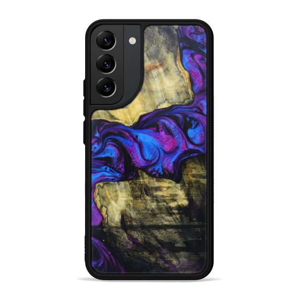 Galaxy S22 Plus Wood+Resin Phone Case - Joceline (Purple, 602833) Online