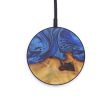 Circle Wood+Resin Wireless Charger - Laney (Dark Blue, 597823) Discount