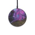 Circle Wood+Resin Wireless Charger - Otakar (Purple, 599259) Online now