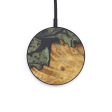 Circle Wood+Resin Wireless Charger - Karlen (Dark Green, 599320) For Sale