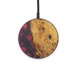 Circle Wood+Resin Wireless Charger - Shannah (Dark Red, 597960) Online Hot Sale