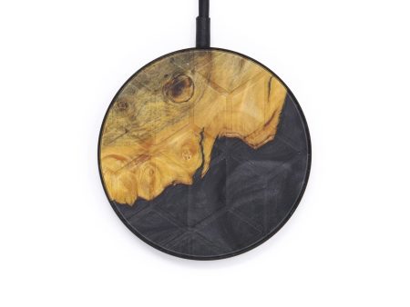 Circle Wood+Resin Wireless Charger - Barb (Tactile, 597989) Discount