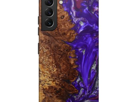 Galaxy S22 Plus Wood+Resin Live Edge Phone Case - Helenka (Purple, 599149) Online