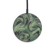 Circle ResinArt Wireless Charger - Jania (Dark Green, 599850) Online Sale