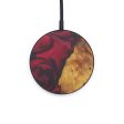 Circle Wood+Resin Wireless Charger - Murry (Dark Red, 597964) Online now