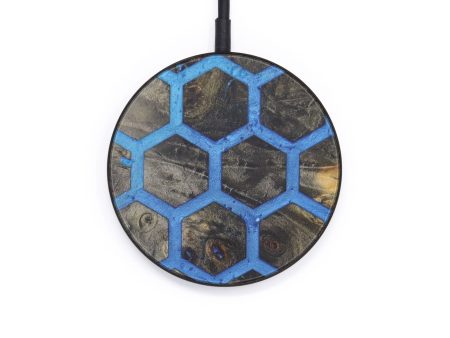 Circle Wood+Resin Wireless Charger - Dori (Pattern, 597985) on Sale