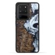 Galaxy S20 Ultra Wood+Resin Phone Case - Denzil (Black & White, 598975) For Discount