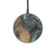 Circle Wood+Resin Wireless Charger - Sally (Dark Green, 599851) Supply