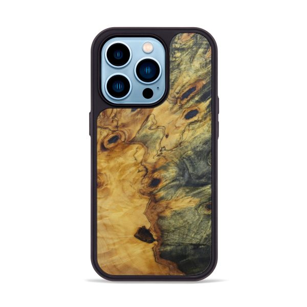 iPhone 14 Pro Burl Wood Phone Case - Appolonia (Buckeye Burl, 599622) For Discount