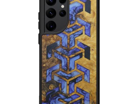 Galaxy S22 Ultra Wood+Resin Phone Case - Merl (Pattern, 599628) For Cheap